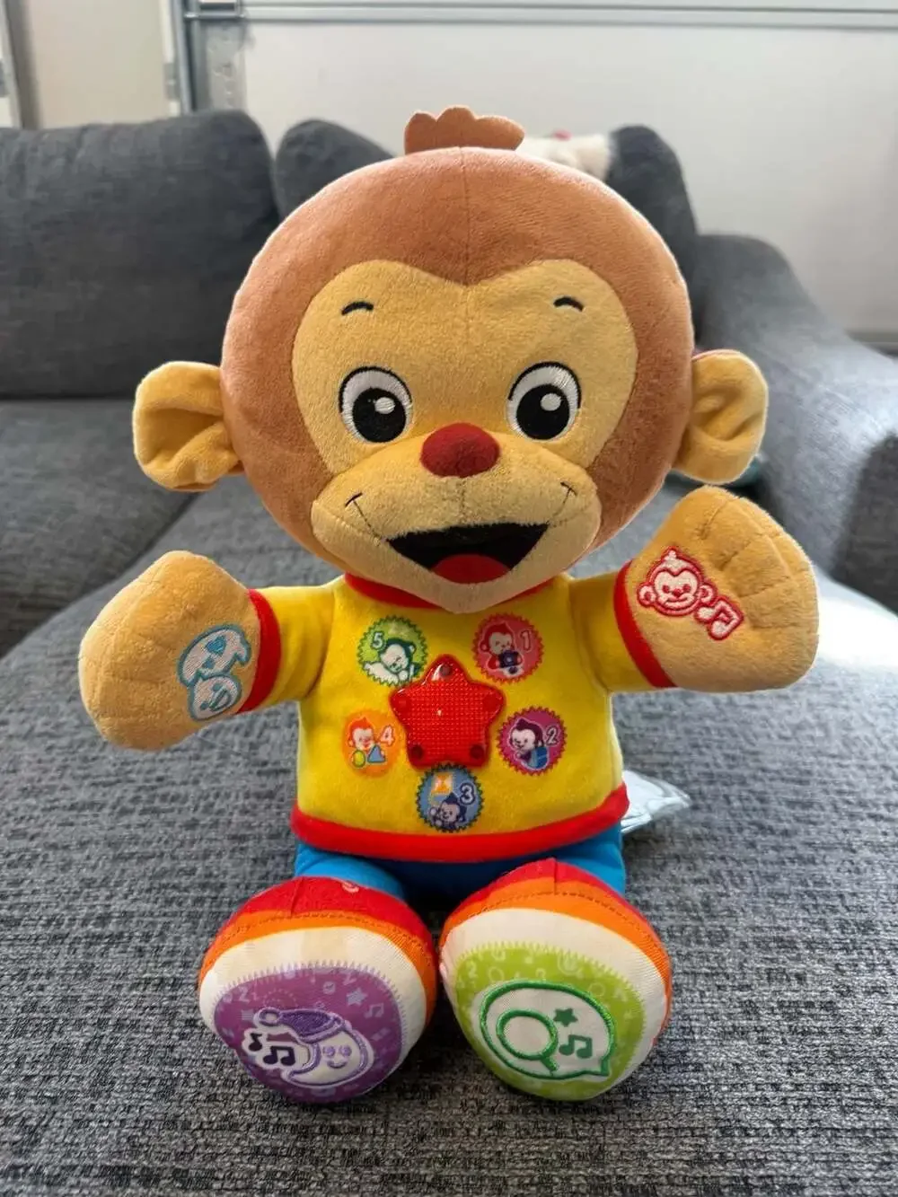VTech Chat and Learn Reading Monkey Interactive Plush Toy